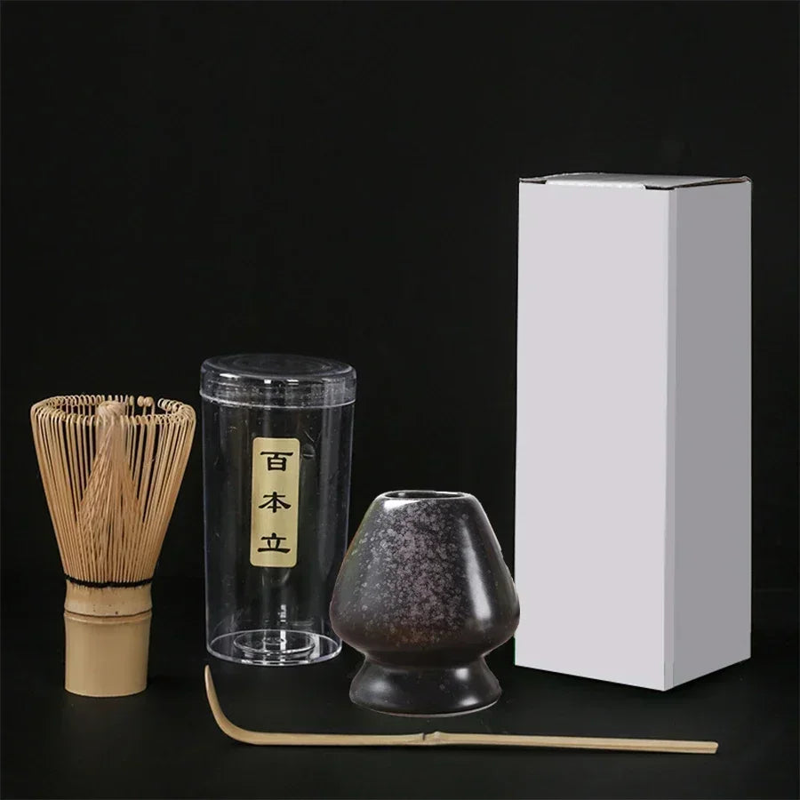 3pcs/set Japanese tea set matcha mixing brush Matcha Set Combination Kitchen Matcha Bamboo Accessories Tea brush accessories