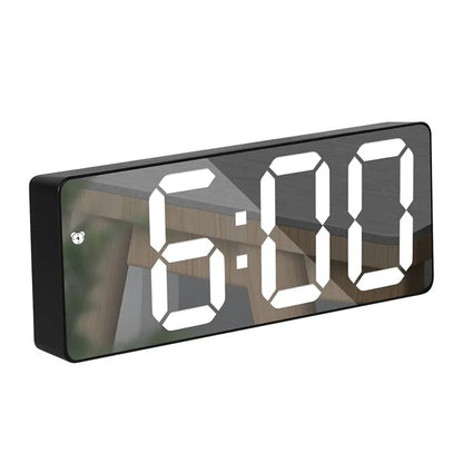 Smart LED electronic alarm clock adjustable brightness with temperature and date display bedroom bedside clock home decor item