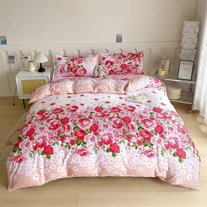 1pc Duvet cover Without Filler Aloe vera cotton synthetic fiber material,Soft Breathable And Comfortable Bedroom bedding
