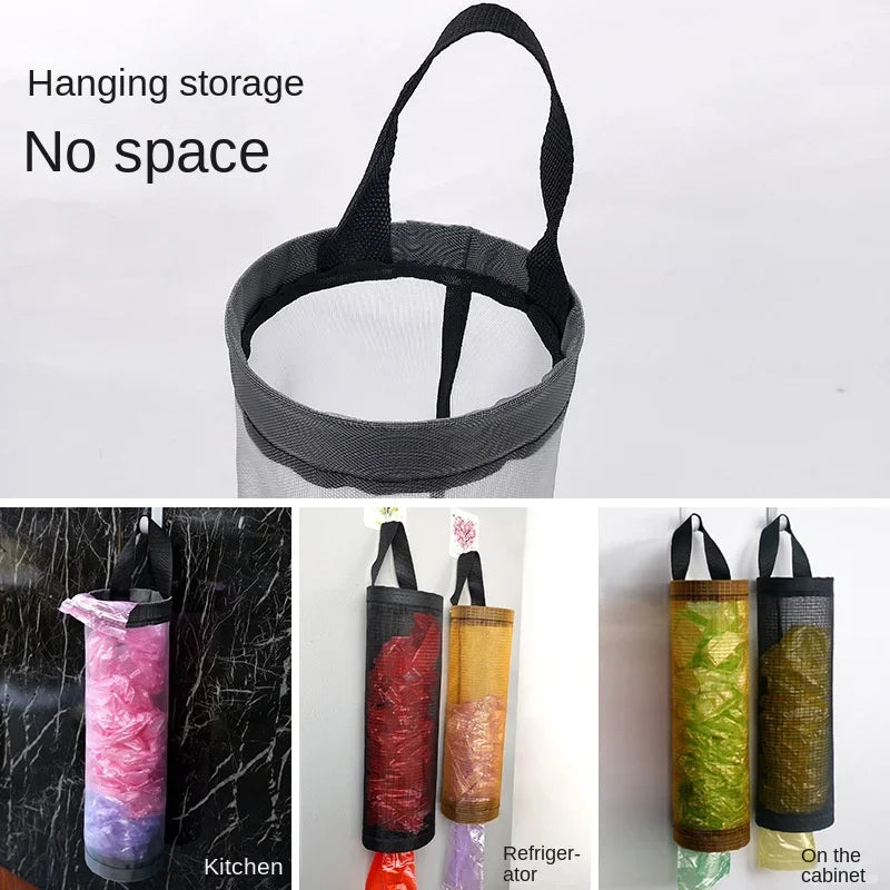 1-5 PCS Garbage Bag Storage Kitchen Garbage Organizer Plastic Bag Holder Organizing Hanging Garbage Collection Storage Bag