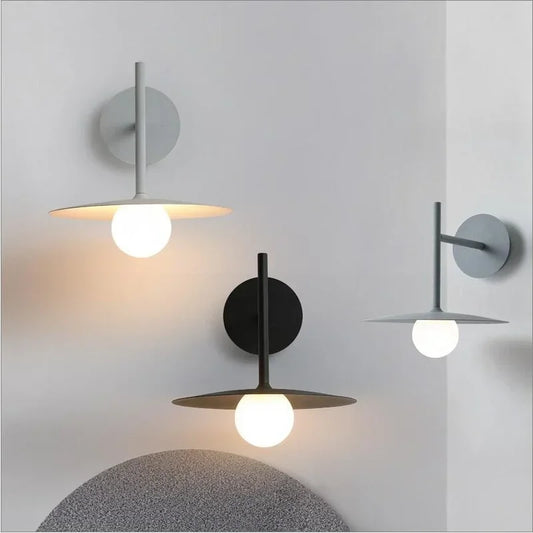 Nordic Creative Arm Movable Glass G9 Bulb Wall Lamp Living Room Restaurant Bedroom Hotel Study Bedhead LED Lighting Decor  Light
