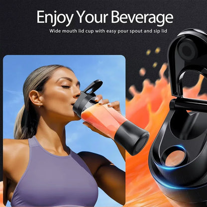 Bærbar elektrisk blender USB genopladelig mini juicer smoothie maker til hjemme rejse hurtig frugt mixer personlig juice blender