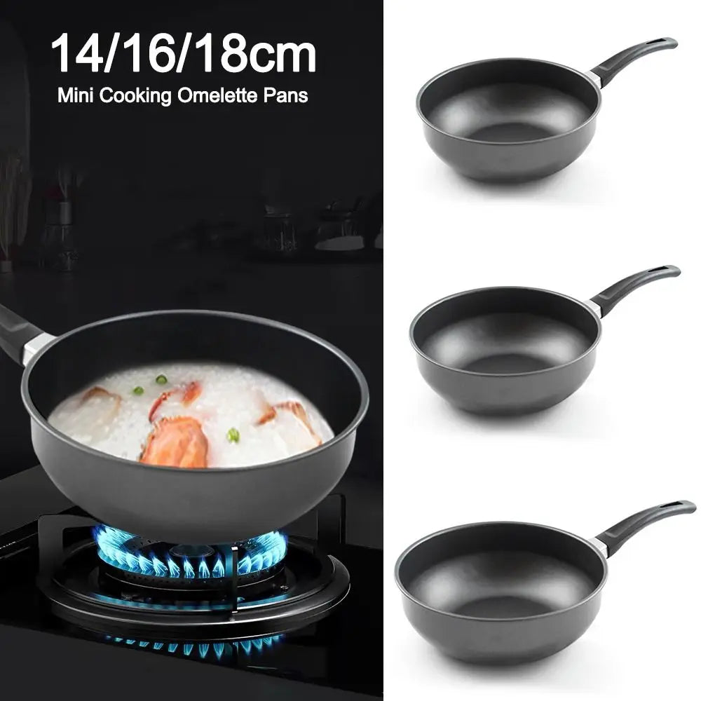 Non Stick Pan Frying Kitchen Cookware Iron Mini Cooking Omelette Pans Milk Pot Breakfast Tools Fry Pan Kitchen & Dining