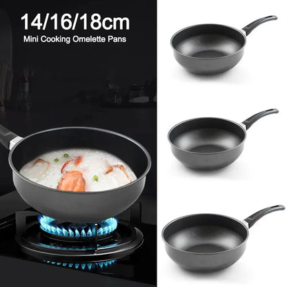 Non Stick Pan Frying Kitchen Cookware Iron Mini Cooking Ovelette Paner Milk Pot Morgenmad Forgenmad Fry Pan Kitchen & Dining