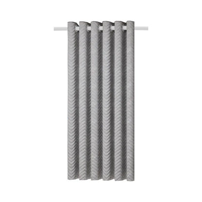 1pc Diamond-patterned warm-colored cold-proof and thermal curtain with light luxury French style - A must-have item for bedrooms