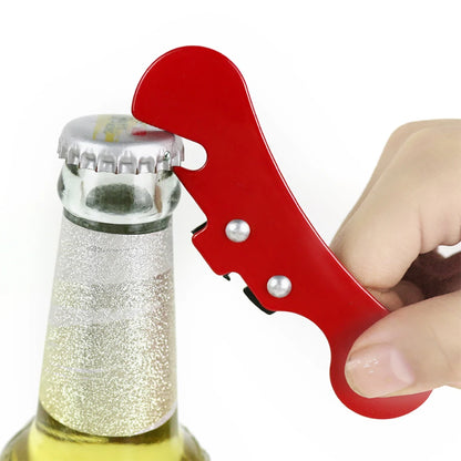 1pcs Multifunctional Bottle Opener Stainless Steel Safety Side Cut Manual Can Opener Ergonomic Can Opener Can Kitchen Tools