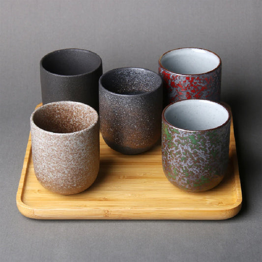 New Vintage Ceramics Cups Japanese Stoneware Porcelain 130ml Tea Mug Healthy Lifestyle Kung Fu Tea Sake Coffee Cups Drinkware