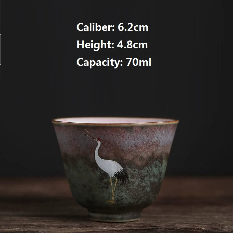 1pcs Japanese Style Ceramic Coffee Cup Porcelain Personal Single Pottery Tea Cups Drinkware Wine Mug Water Mugs