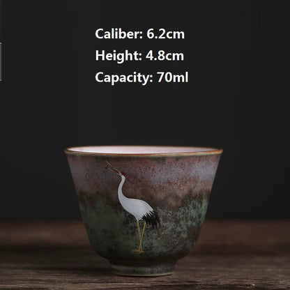 1pcs Japanese Style Ceramic Coffee Cup Porcelain Personal Single Pottery Tea Cups Drinkware Wine Mug Water Mugs