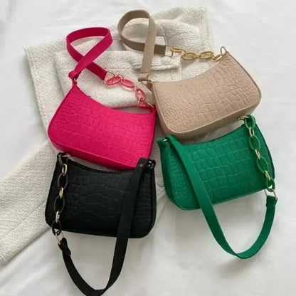 Popular Retro Gentle Temperament Small Square Bag 2024 Autumn Shoulder Handheld Fashion Casual Yankee Underarm Small Square Bag