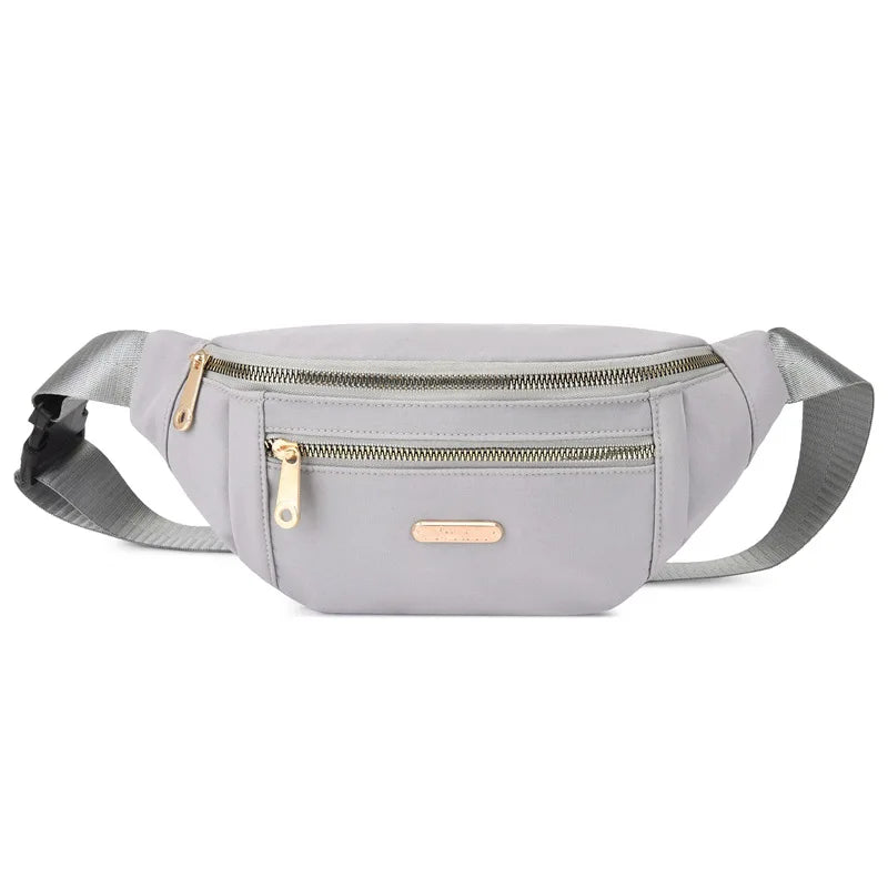 Waterproof Oxford Single Shoulder Crossbody Bag, Fanny Pack ,Bumbag Chest Bags for Women Daily Use Travel Outdoor Sports Running