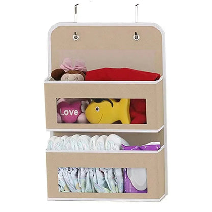 5-Shelf Hanging Storage Organizer - Behind Door, Anti-Tilt, 5 Large Capacity Pockets, Hanging Bag Suitable For Bedroom, Bathroom