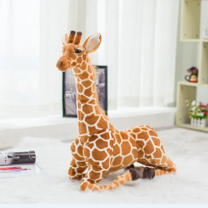 NIEUW 1PC Giant -maat Giraffe pluche speelgoed Schattig knuffeldier Soft Giraffe Doll Birthday Cadeau Kids speelgoed