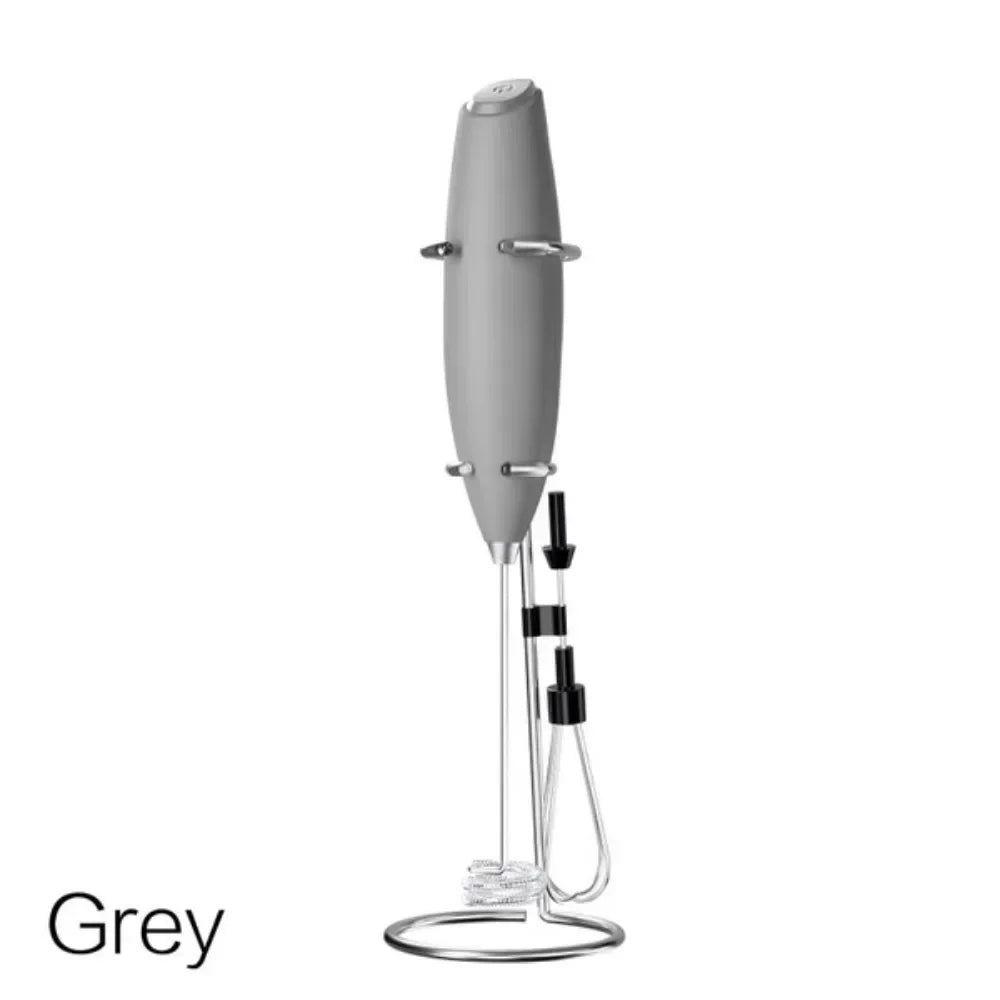 Handheld Electric Mini Milk Frother Whisk for Coffee Latte Cappuccino Kitchen Household Tools Barista Essential Accessories