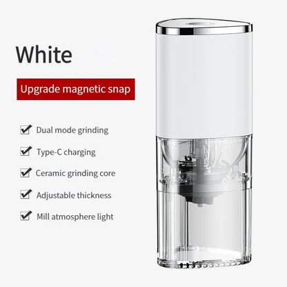 Prenosni električni brusilnik kave Tip C USB polnjenje keramičnega brušenja Core Home Coffee Beans Pulverizer Grinder