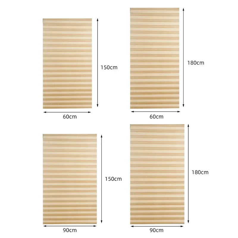 5 Size Self-adhesive Pleated Blinds Bathroom Balcony Shades Half Blackout Windows Curtains for Bedroom Living Room Balcony