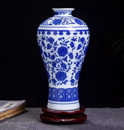 Jingdezhen keramična vaza vintage kitajske tradicionalne vaze domača vaza živali vaza fino gladko površinsko opremljanje člankov
