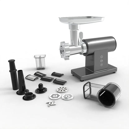 Meat Grinder Electric 2000W, Stainless Steel Food Grinder with Sausage Stuffer, Mini Electric Grinder Quiet Electric Meat Mincer