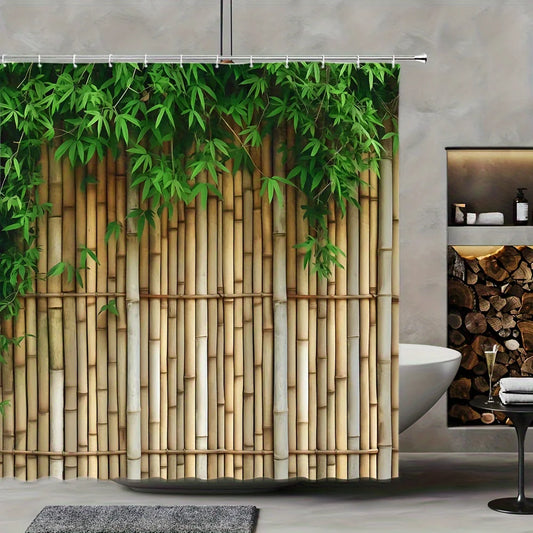 Bamboo Forest Shower Curtain - Multi-Style Bath Decor, Perfect for Those Who Love Nature-Inspired and Practical Designs