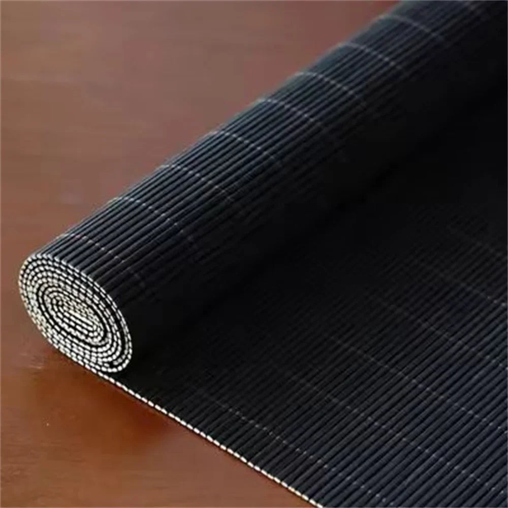 Blackout Roller Blind Window Venetian Screen With Drilling Vertical Sunshade Wood Shading Curtain Beaded Bamboo Shutter Decor