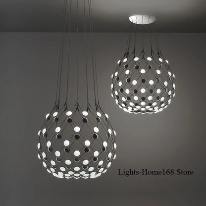 Nordic Creative Living Room Ceiling Light Personalized Designer Villa Duplex Simple Postmodern Dining Room Bedroom Pendant Light