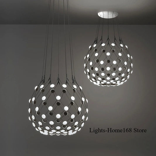Nordic Creative Living Room Ceiling Light Personalized Designer Villa Duplex Simple Postmodern Dining Room Bedroom Pendant Light