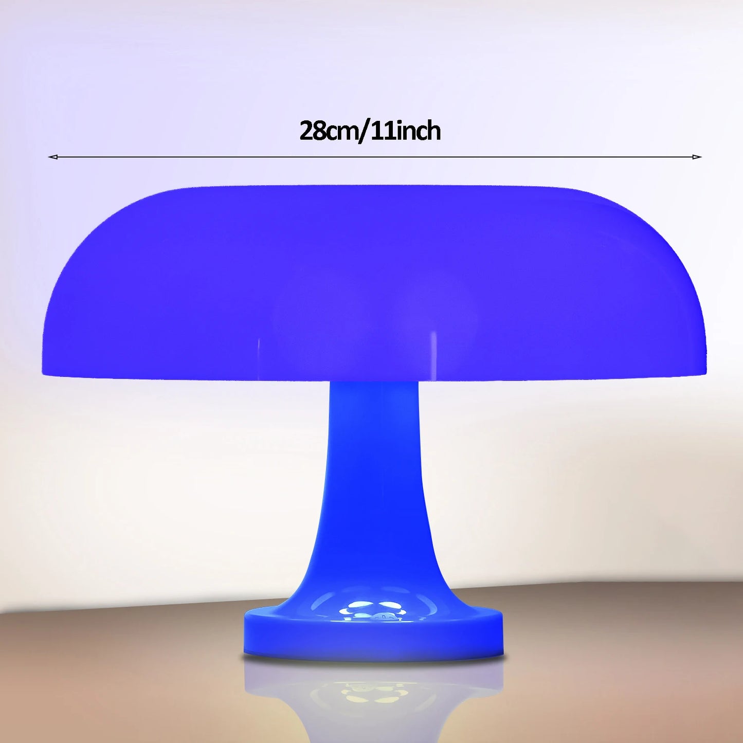 Classic Mushroom Table Lamp Modern Bauhaus Art Table Lamp Bedroom Bedside Lamp Danish Designer Orange Decorative Table Lamp