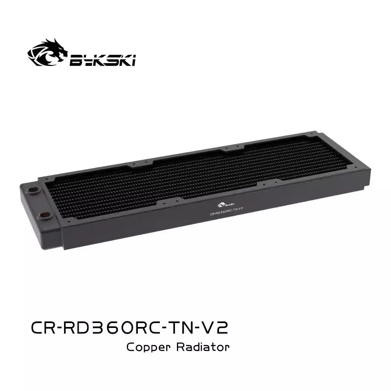 Bykski G1/4 "30mm grosime de cupru PC radiator negru, suport de apă de răcire cu apă 12cm ventilatoare PC Hatsink 120 240 360 480mm