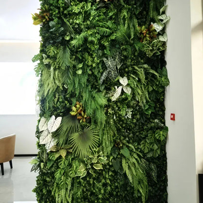 Artificial Plants Grass Wall Panel Boxwood Hedge for Indoor Outdoor Home Garden Vertical Decoration Fake Plant Grass Wedding