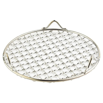 Nerezová ocel kulatý BBQ Net Grill Mesh Pečené sítě Bacon Grill Tool Iron Nets Nelepiční BBQ Mat Grid Outdoor Gril Accessori