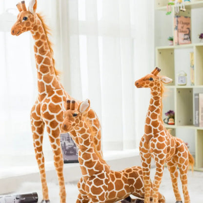 Novo 1pc Tamanho gigante girafa brinquedos de pelúcia