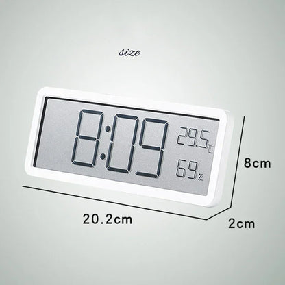 Screen Digital Wall Clock Time Temperature Humidity Display Electronic Clock Hanging Desktop Digital Home Decor Items Decoratio