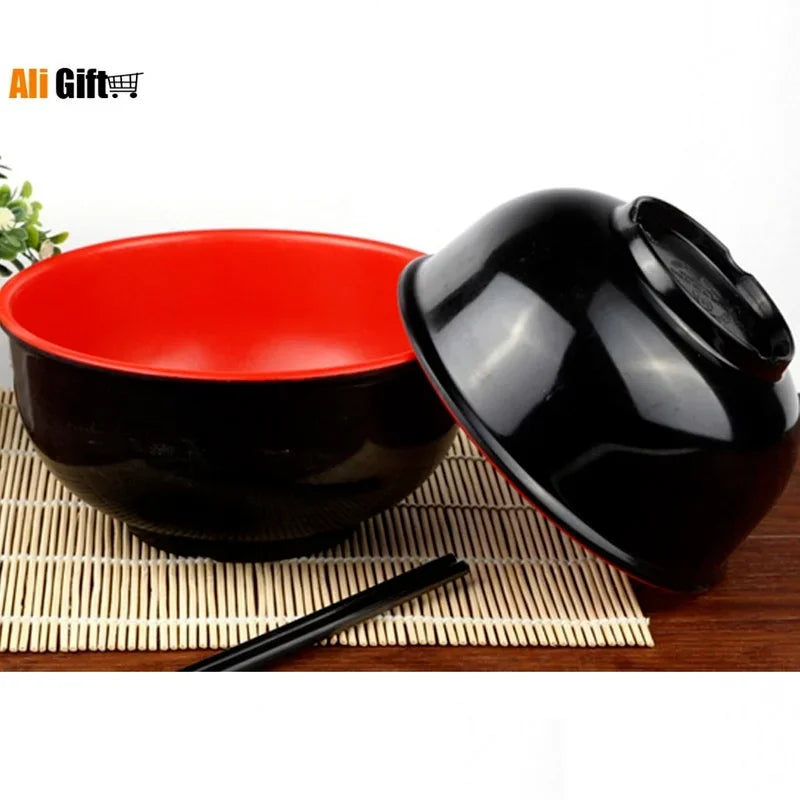 Anti Drop Instant Noodles/Steamed Rice Soup of Korean Style Melamine Tableware Noodles Bowl  Dinning Table Set