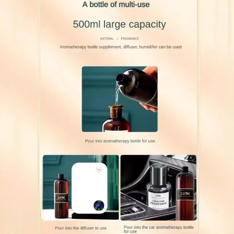 DIY House Fragrance Essential Oil 500ml Hilton Hotel Long-lasting Aromatherapy Deodorant For Living Room Bedroom Hotel Toilet
