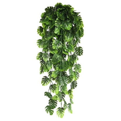 80cm Persian fern Leaves Vines Home Room Decor Hanging Artificial Plant Plastic Leaf Grass Wedding Party Wall Balcony Decoration