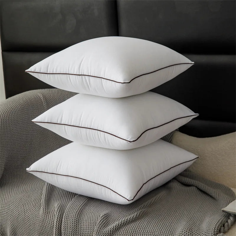 Brushed Fabric Pillow Core 40x40/50x50/60x60/35x55cm Solid Cushion Core Head Waist Pillow Inner PP Cotton Filler Cushion Filling