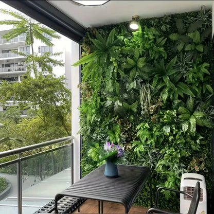 Artificial Plants Grass Wall Panel Boxwood Hedge for Indoor Outdoor Home Garden Vertical Decoration Fake Plant Grass Wedding