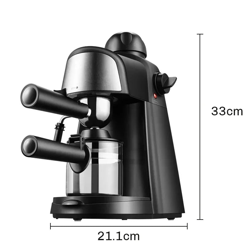 Електрическа италианска кафе машина 5 бар професионална кафемашина Expresso Automatic Semi Automatic Expresso Cappuccino 220V Eu PL