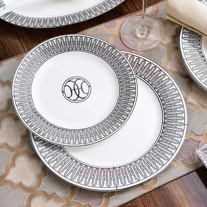 Nouvelle os de table de Chine Suit à la combinaison de luxe créative de style européen tasses de plats et d'assiettes