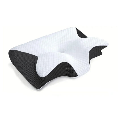 Butterfly Shape Slow Rebound Memory Foam Sleeping Pillow Comfortable Neck Support Cervical Orthopedic Massage Neck Pillow