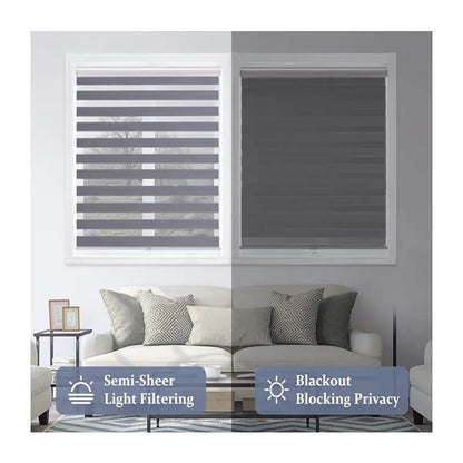 Cordless Motorized Zebra Blinds With Wifi Tuya Motor Remote Control Blackout Black Zebra Blinds