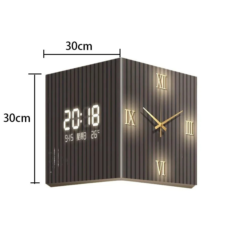 Modern Wall Clock Decorative Led Digital Clock Large Temperature Clocks Office Interior Calendar Clocks Aesthetic Room Decor