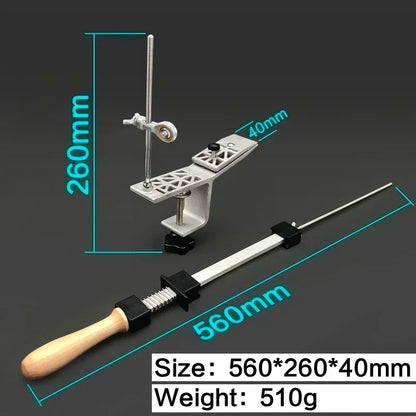 Angle Festmesser Spitzer professionelles Schärfen Stein Küchenschleifsystem Honendiamantmühle Holzwerk Werkzeug Whetstone HER