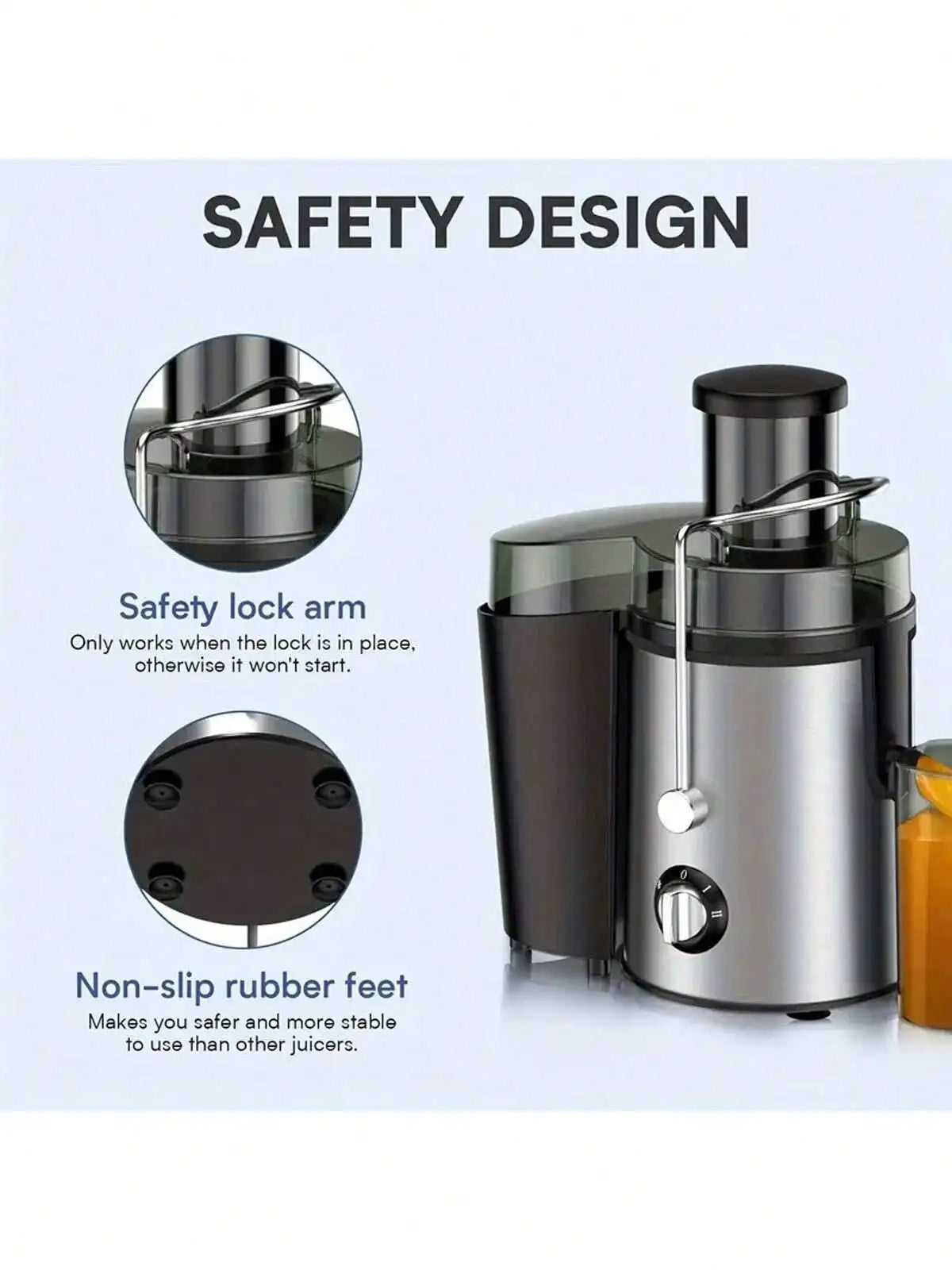 Presse-agrumes centrifuge électrique multifonctionnel pour la maison, prise ue, machine à jus de fruits, séparation de jus de scories, machine à jus originale c