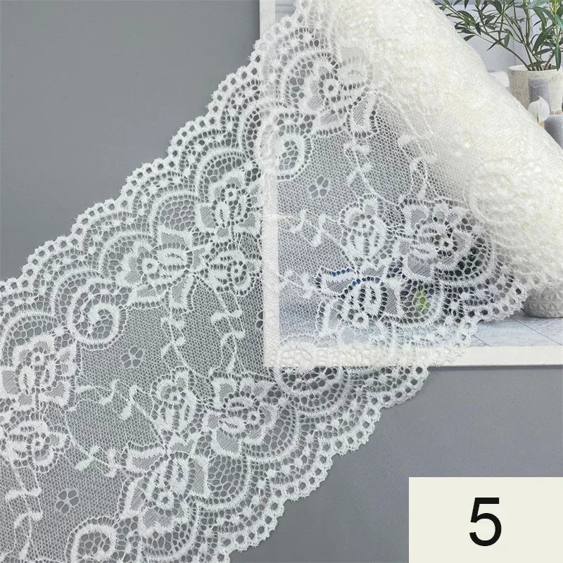 2 Meter Flower Lace Trim Diy Craft Fabric Lace For Dresses Materials Wholesale High Quality Ribbon Flower Pattern Fabric