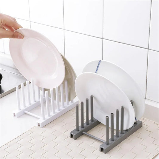 Kitchen Organizer Pot Lid Rack Stainless Steel Spoon Holder Pot Lid Shelf Cooking Dish Rack Pan Cover Stand Kitchen Accessories