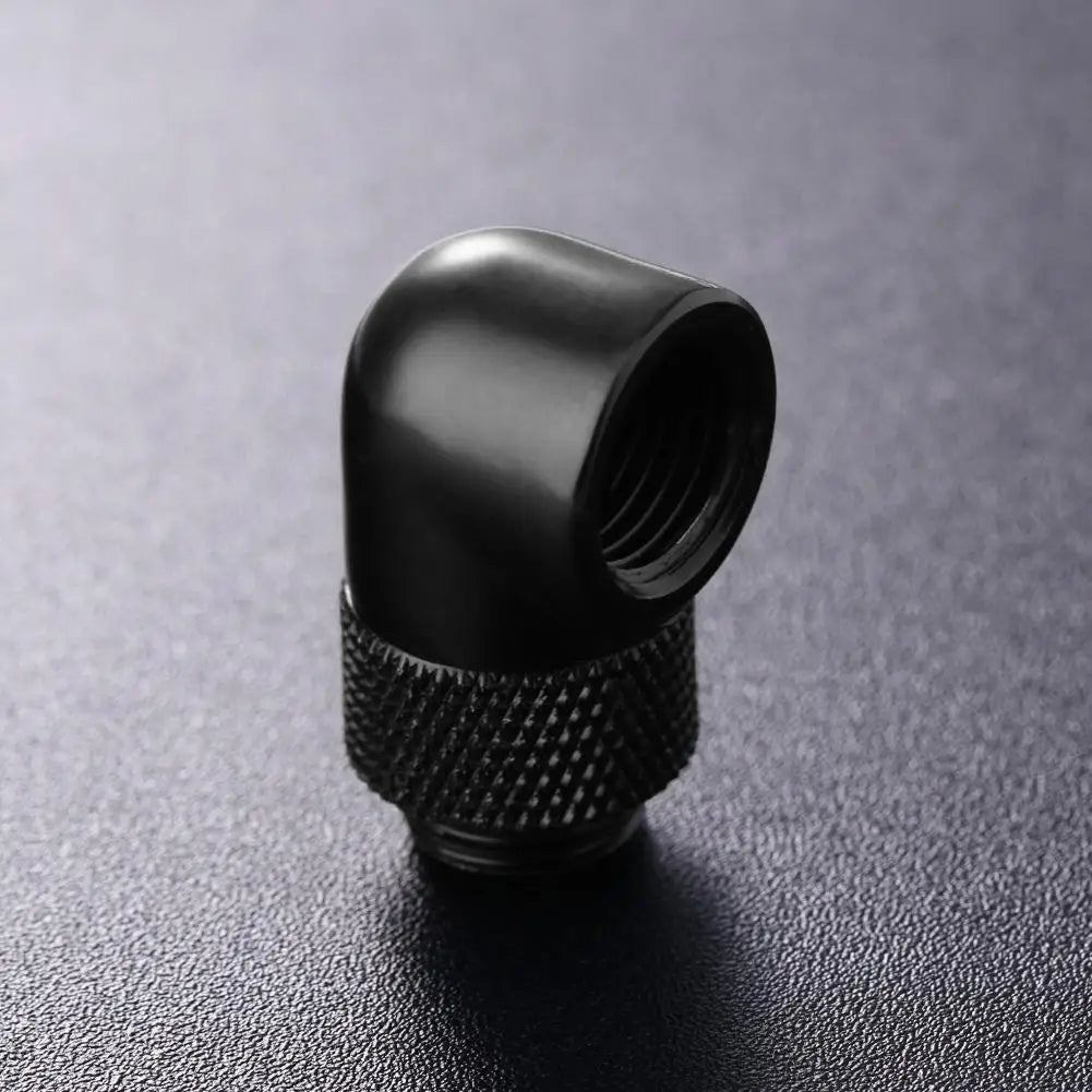 2/1PCS G1/4 Thread Rotating 90 Degree Elbow Fitting Adapter Rotary Fitting Water Cooled Connector for PC Water Cooling System