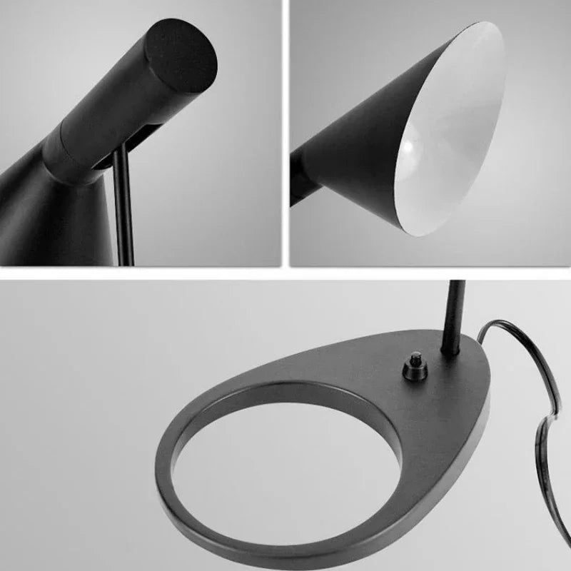 Nordic Designer Home Bedroom Living Room Desk Lamp Study Desk Lamp Adjustable Industrial Style Minimalist AJ LED Floor Lamp