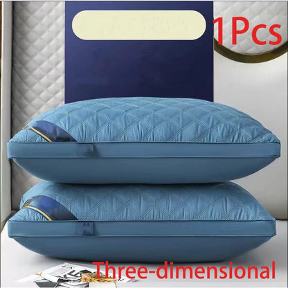 Pillow core protects the cervical vertebrae and helps sleep. Adult dormitory neck pillow for all four seasons