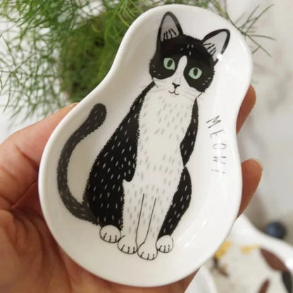 Ceramiczne danie przyprawowe japońskie zastawa stołowa Kitten sos sos sos sos sos sos sos